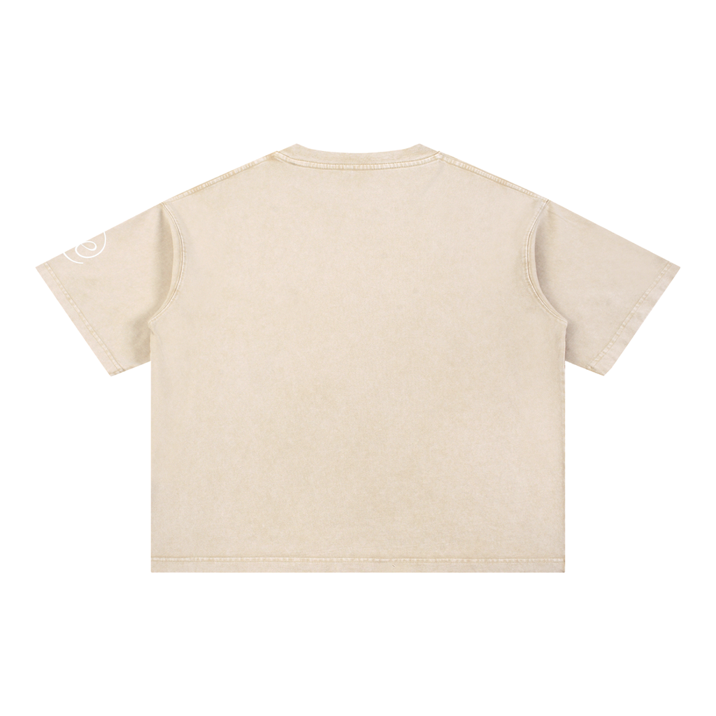 Mineral Wash Boxy Cotton T-Shirt